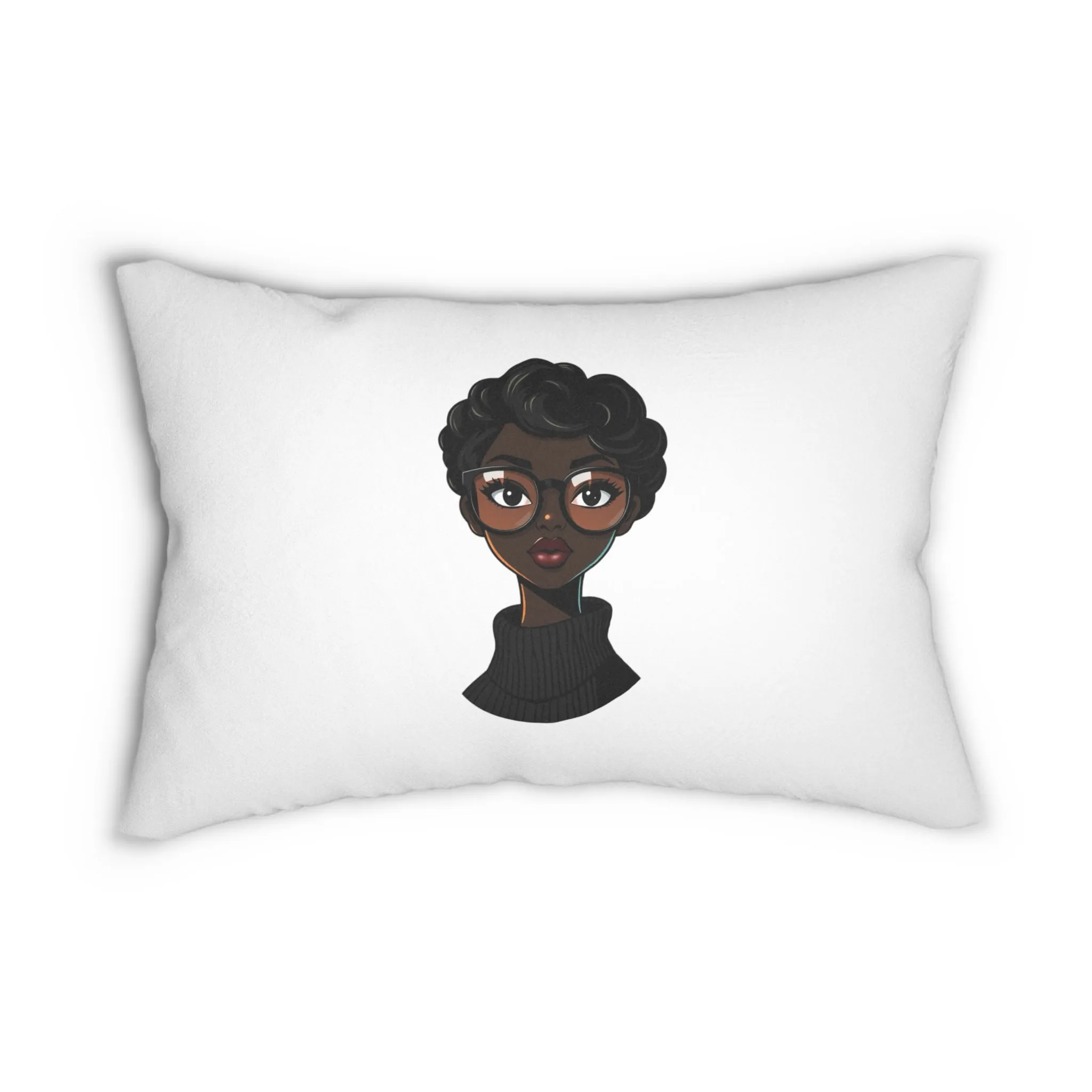 DUO MODERN "Zoe" Spun Polyester Lumbar Pillow
