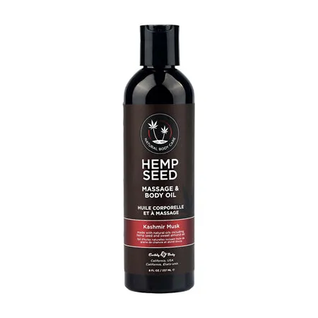 Earthly Body Massage & Body Oil - 8 oz Kashmir Musk