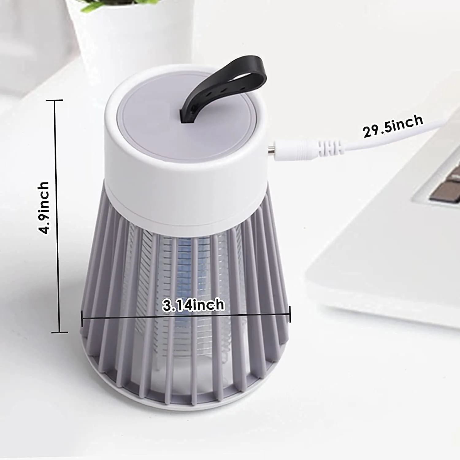 Eco Friendly Electronic LED Mosquito Killer Machine Trap Lamp, Screen Protector Mosquito lamp for USB Powered Electronic Strap for Exercise and Pilates