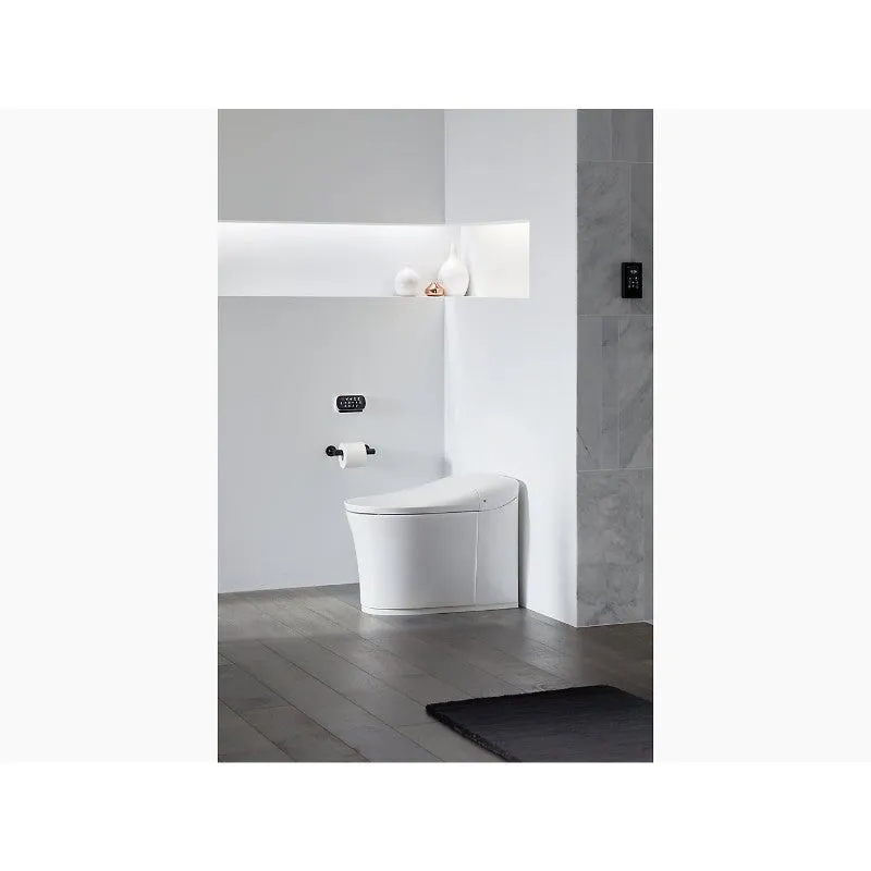 Eir Elongated 0.8 gpf & 1.0 gpf Dual-Flush Bidet Bowl Toilet in White