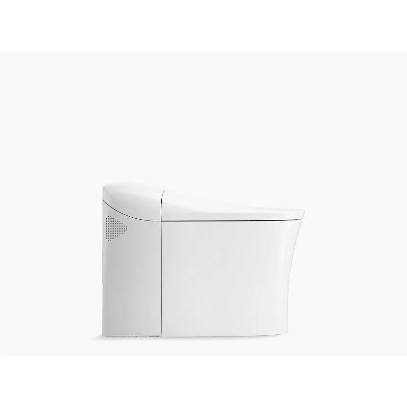 Eir Elongated 0.8 gpf & 1.0 gpf Dual-Flush Bidet Bowl Toilet in White