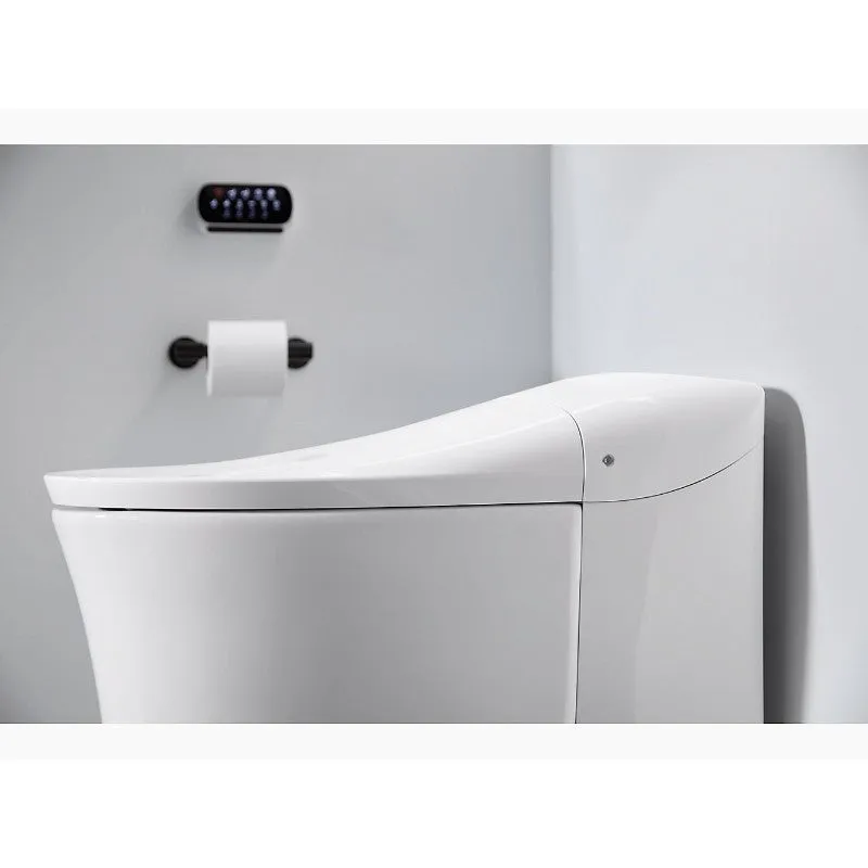 Eir Elongated 0.8 gpf & 1.0 gpf Dual-Flush Bidet Bowl Toilet in White