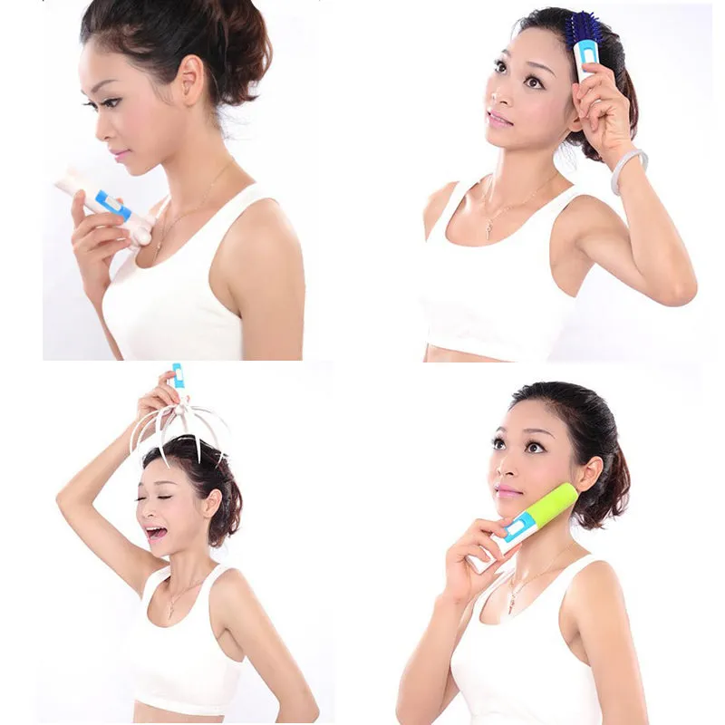 Electric Head Massager Vibrating Scalp Massager Octopus Neck Equipment Stress Release Relax Massager