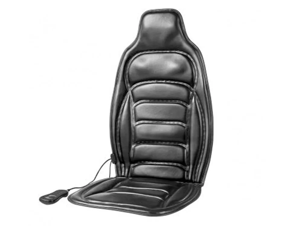 Electric Leather Back Massager Chair Cushion