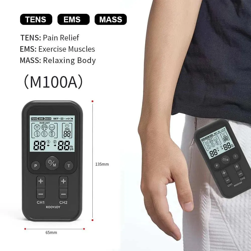 Empower Your Comeback: ROOVJOY Physiotherapy Equipment for Stroke Survivors Regaining Independence – Experience Relief and Progress with Our TENS Machine