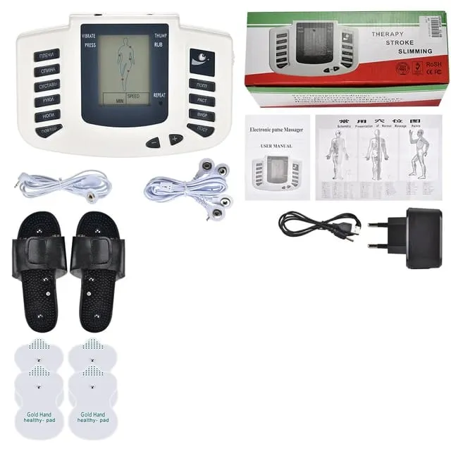 EMS Tens Massage Unit Electrical Pulse Acupuncture Full Body Relax Muscle Therapy