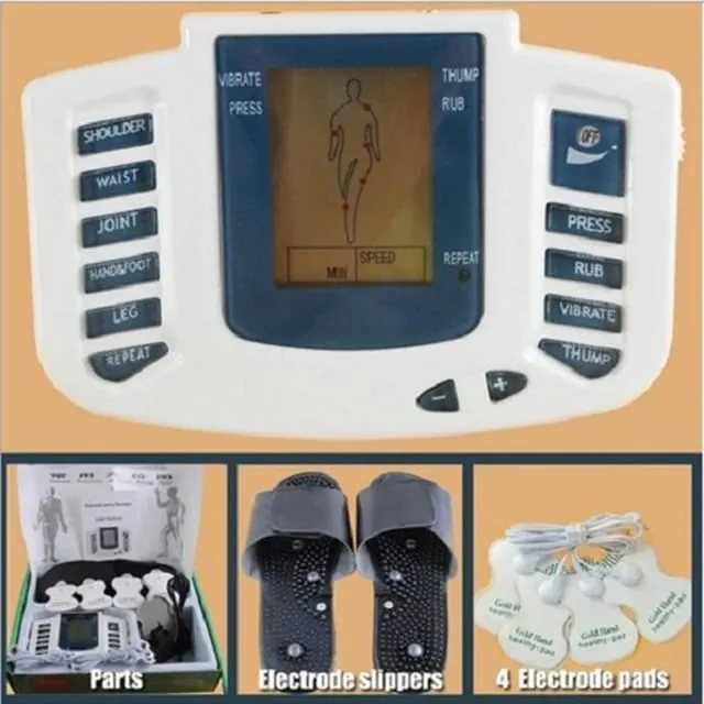 EMS Tens Massage Unit Electrical Pulse Acupuncture Full Body Relax Muscle Therapy