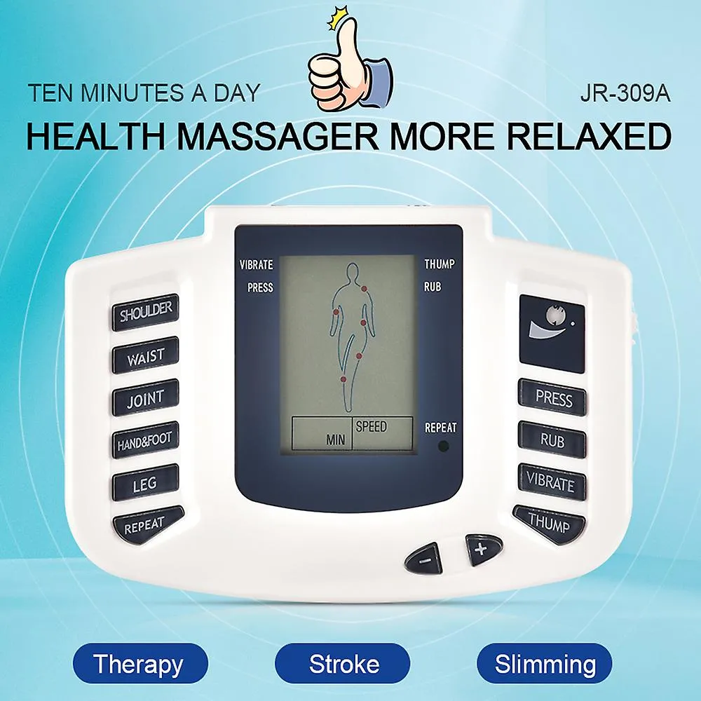 EMS Tens Massage Unit Electrical Pulse Acupuncture Full Body Relax Muscle Therapy