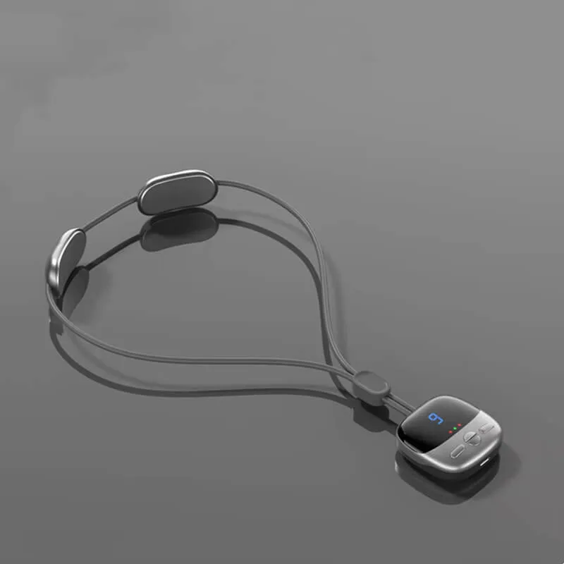 EMS Tens Neck Massager Pendant | Cervical Spine & Neck Pain Relief Necklace