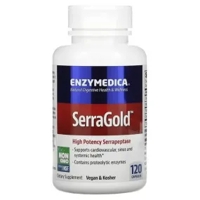 Enzymes SerraGold 120 capsules, Enzymedica
