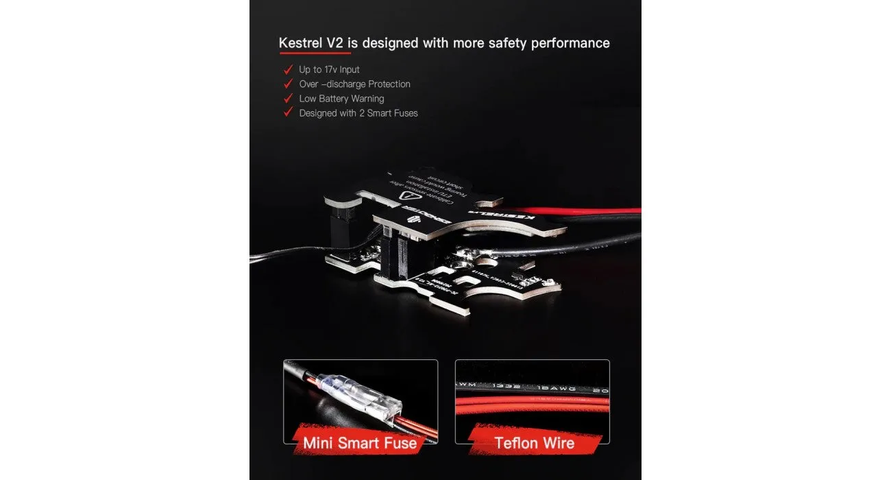 Eshooter Kestrel V2 ETU for V2 Gearbox (Front-Wired / Rear-Wired)