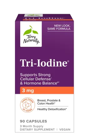 EuroPharma (Terry Naturally) Tri Iodine 3 mg 90 Capsule