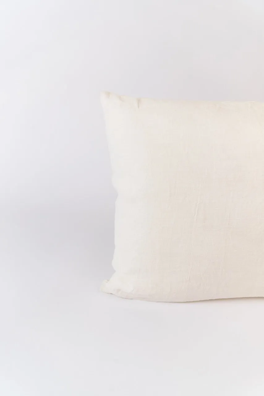 Everglow Linen Lumbar Pillow