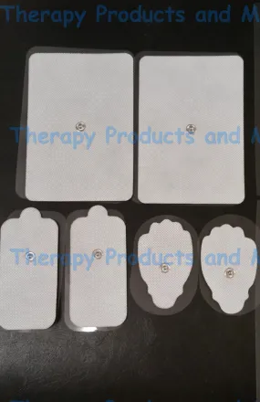 EXTRA LARGE (2)   2 RECTANGULAR   2 LG MASSAGE PADS PLUS 2 BONUS OVAL TENS PADS