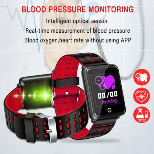 F3 IP68 Smart Fitness Watch with HR & BP Monitor (for IOS and Android Phones)