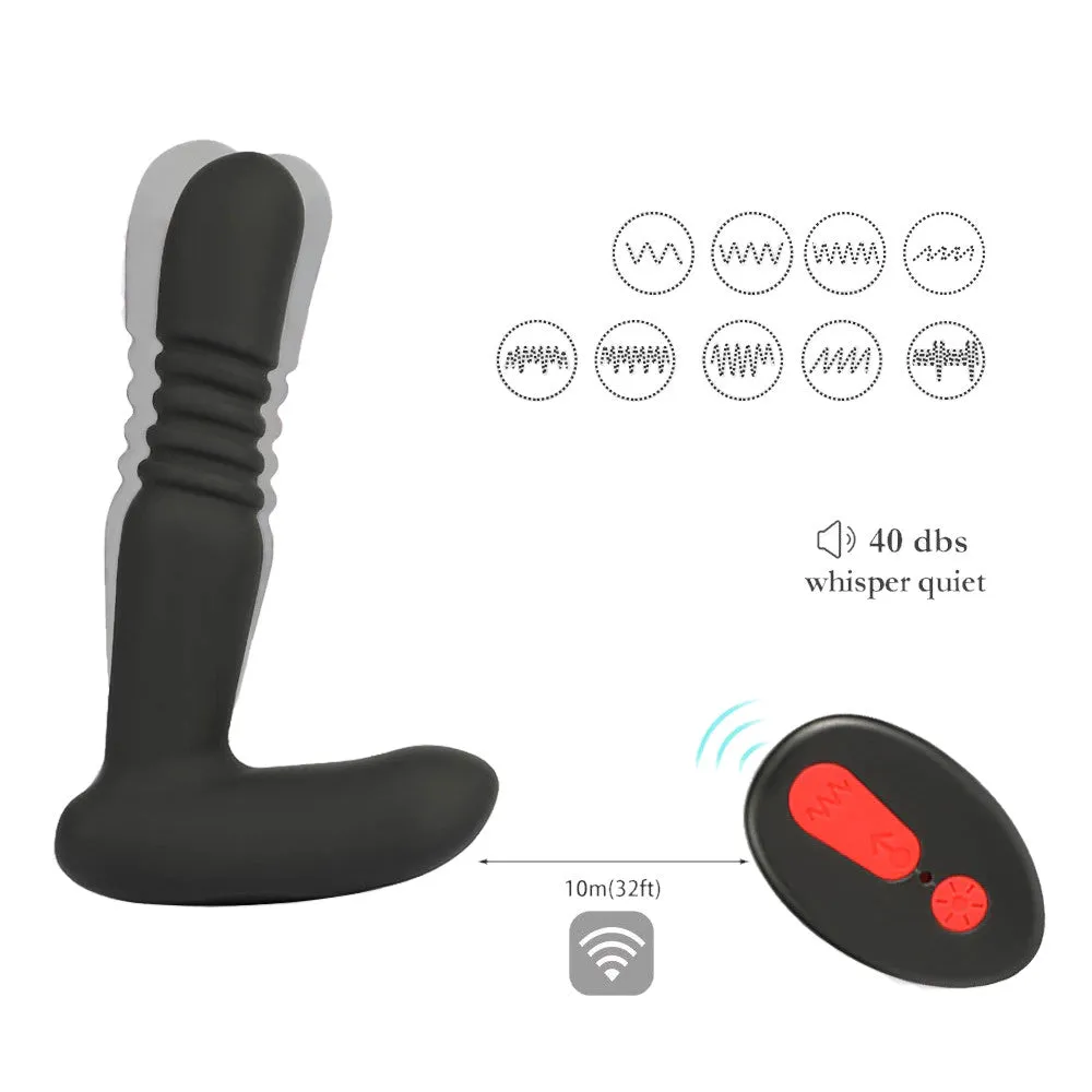 Fiery 9-Speed Thrusting Anal Vibrator Prostate Massager