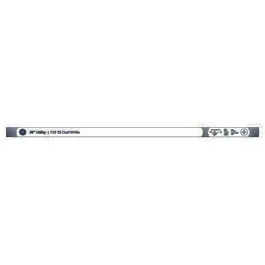 Fluorescent Light Bulb, Appliance, Cool White, 19-Watts, 28-In.