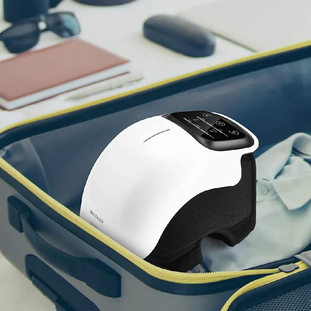 Forthiq Wireless Knee Massager, Black/White
