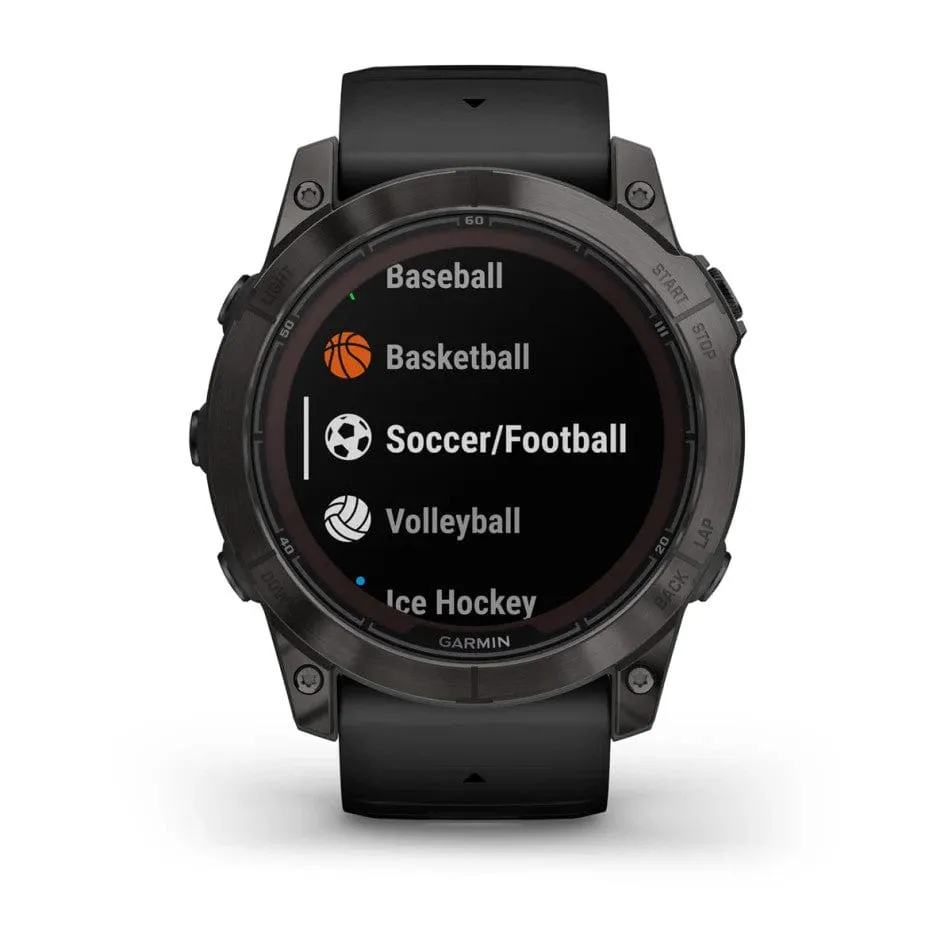 Garmin fenix 7X Pro Sapphire Solar Edition Carbon Grey Titanium w/Black Band