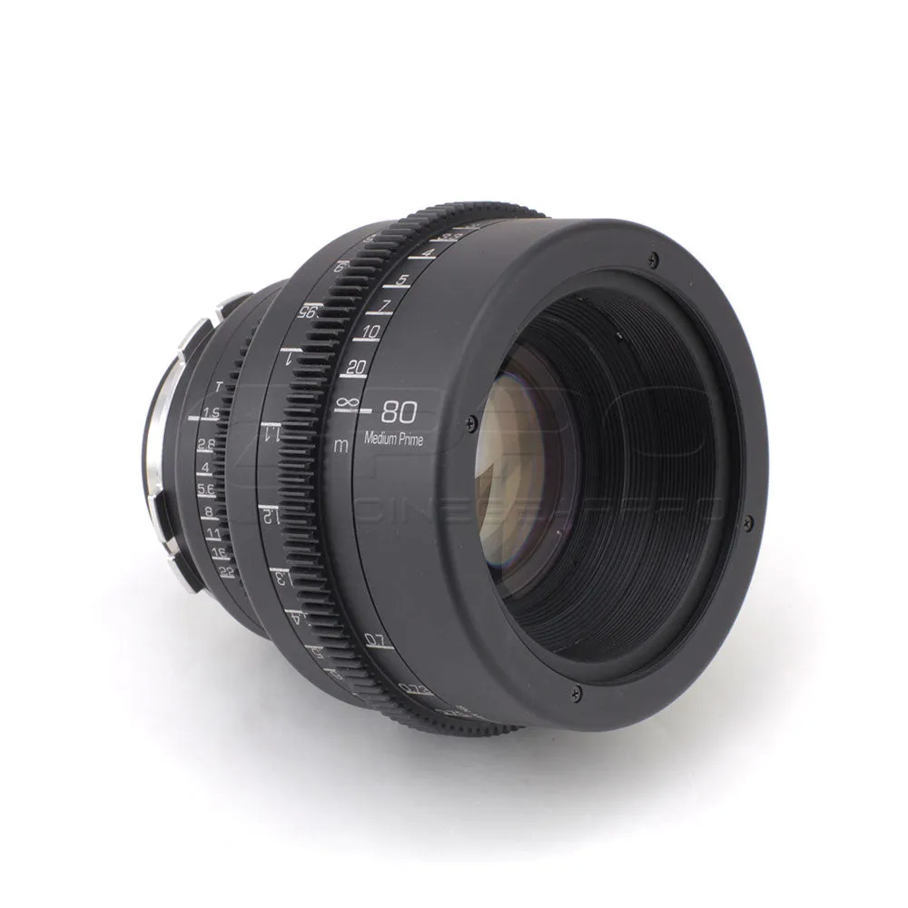G.L OPTICS Medium Prime 80mm T1.9 Mamiya 645N Rehoused Lens