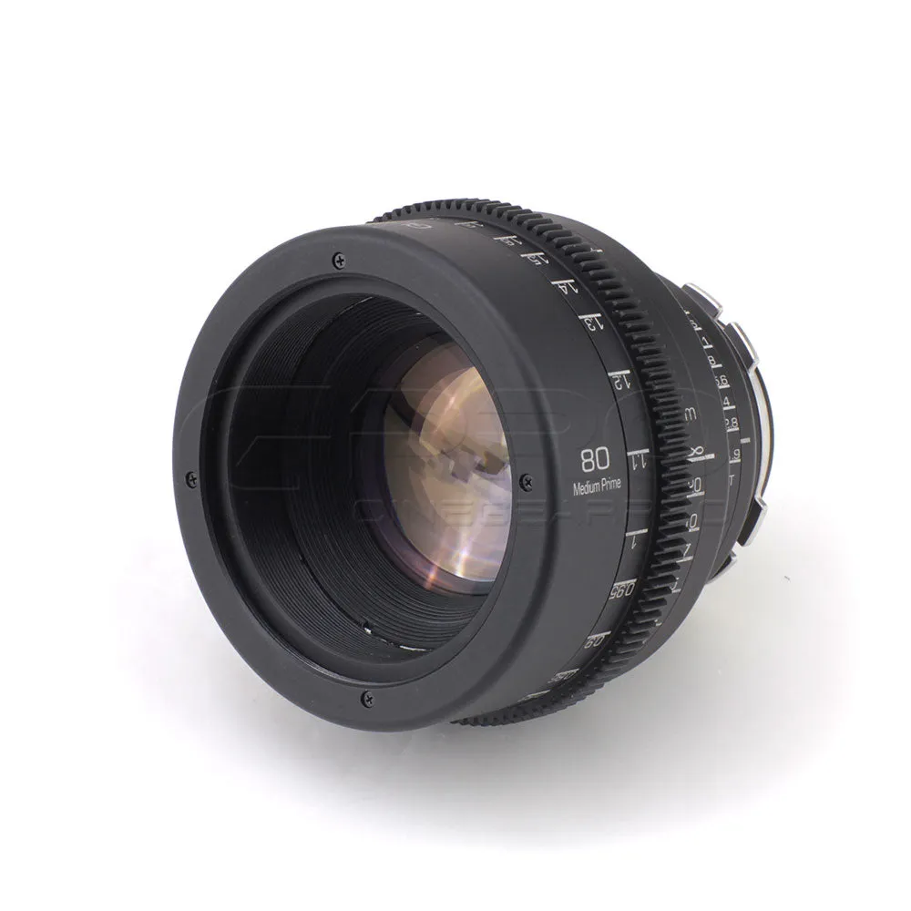 G.L OPTICS Medium Prime 80mm T1.9 Mamiya 645N Rehoused Lens