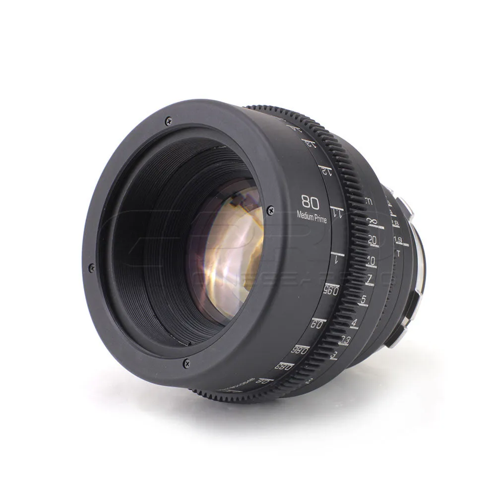 G.L OPTICS Medium Prime 80mm T1.9 Mamiya 645N Rehoused Lens