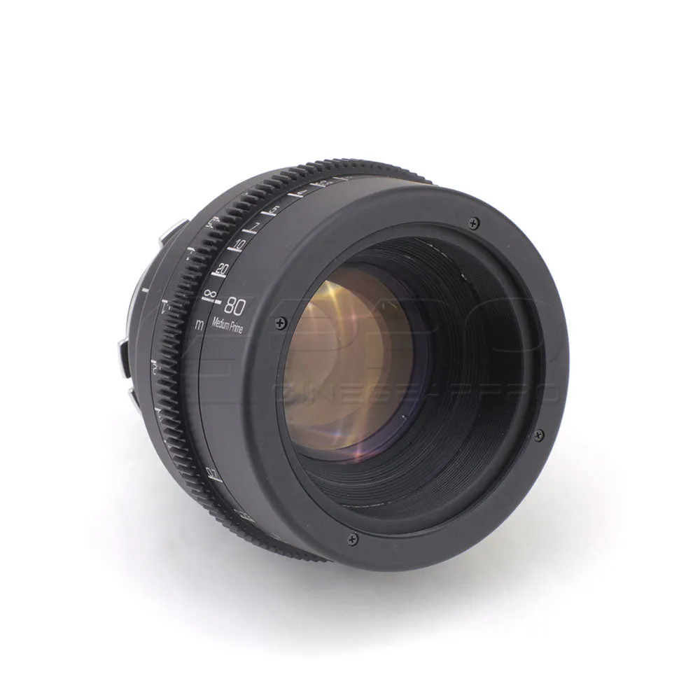 G.L OPTICS Medium Prime 80mm T1.9 Mamiya 645N Rehoused Lens