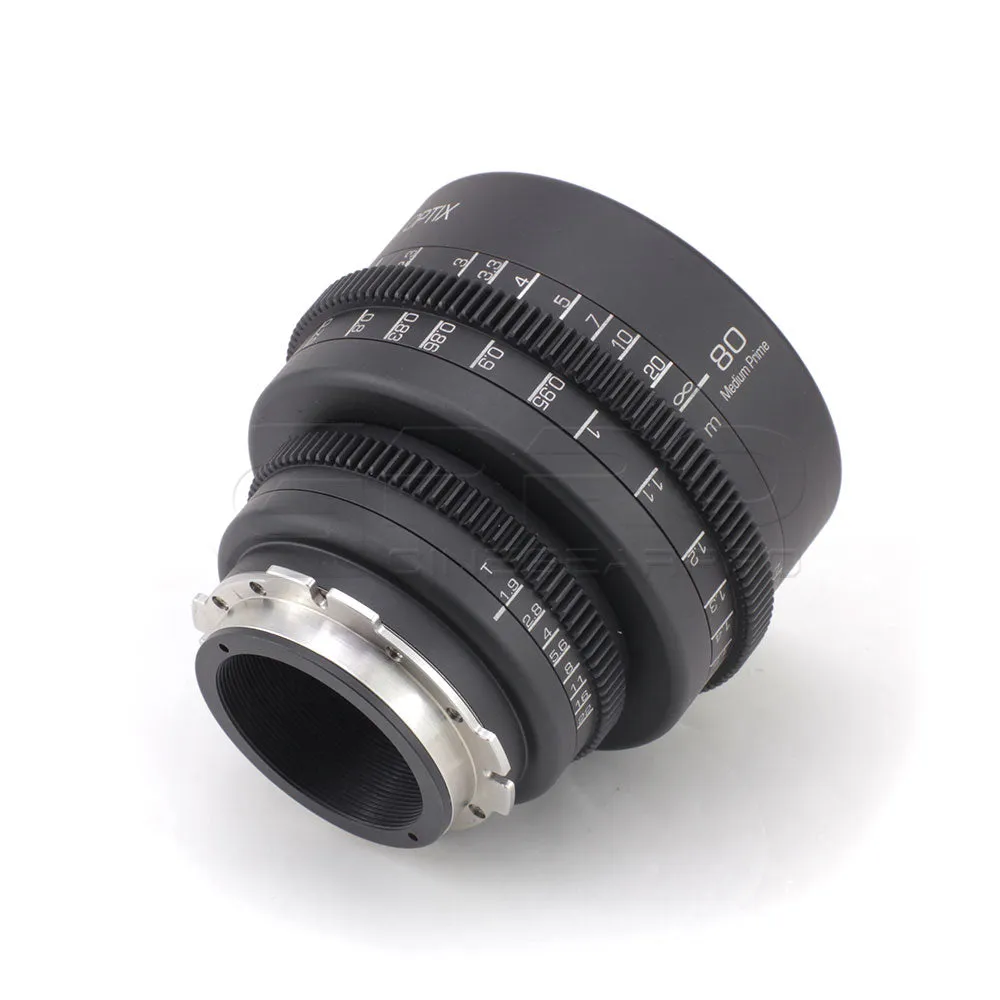 G.L OPTICS Medium Prime 80mm T1.9 Mamiya 645N Rehoused Lens