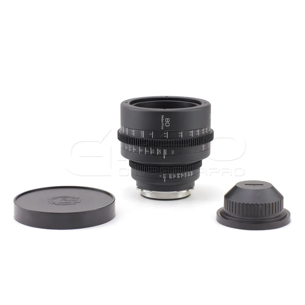 G.L OPTICS Medium Prime 80mm T1.9 Mamiya 645N Rehoused Lens