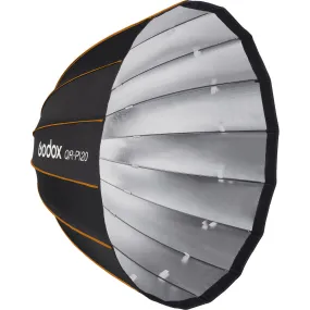 Godox QR-P120 120CM Deep Parabolic Quick Setup Bowens Mount Flash Speedlight Diffuser Reflector