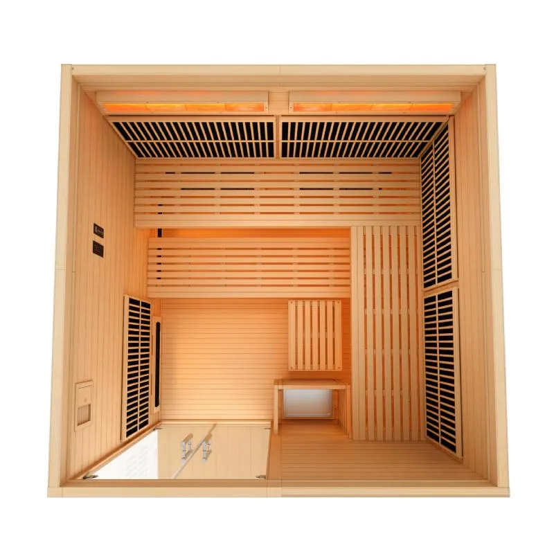 Golden Designs - Toledo Hybrid Sauna GDI-8360-01 | 6 Person