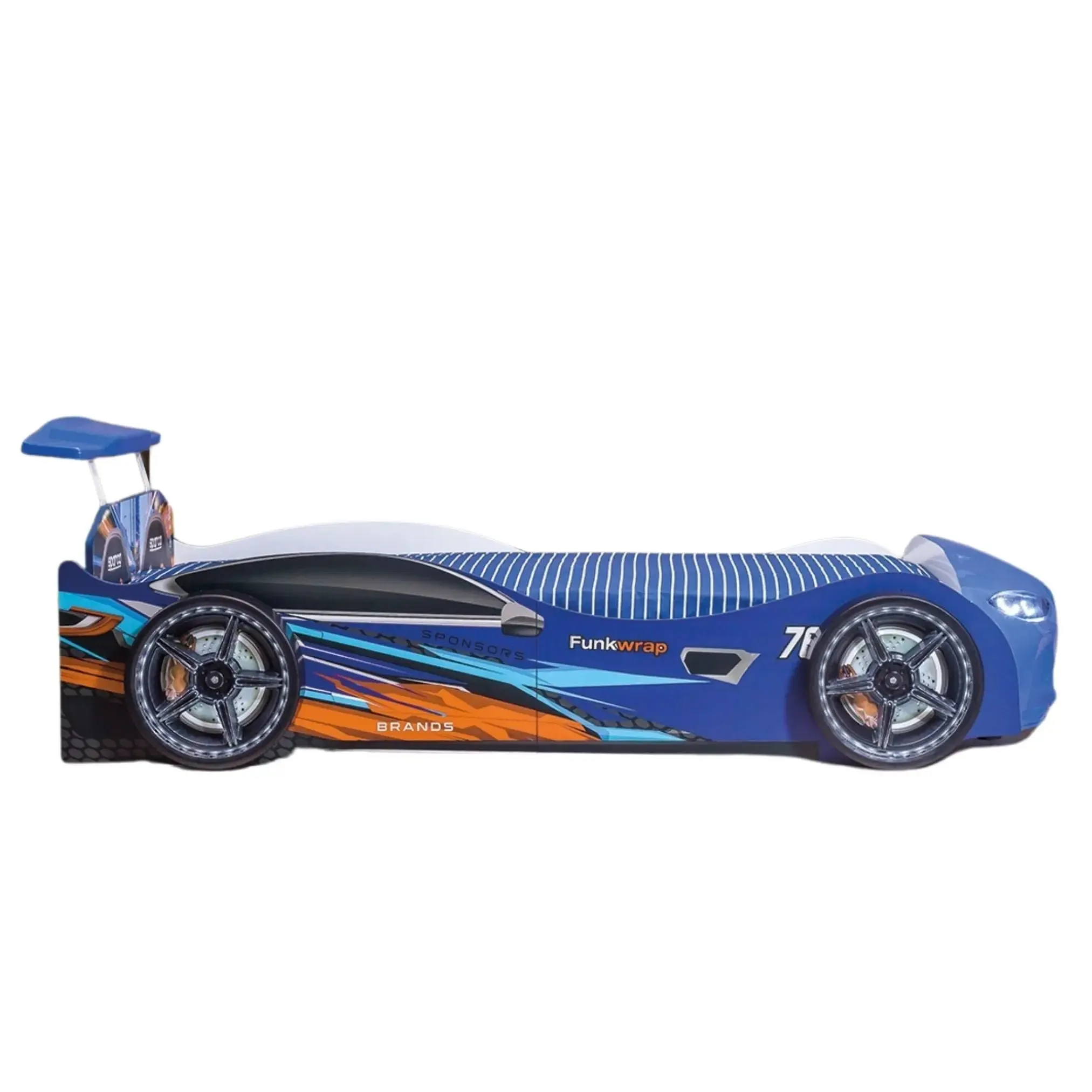 GTX Race Car Bed w/LEDs & Sound Effects