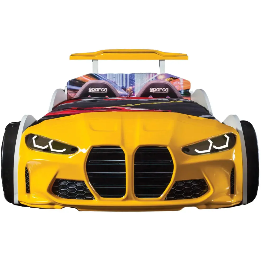 GTX Race Car Bed w/LEDs & Sound Effects