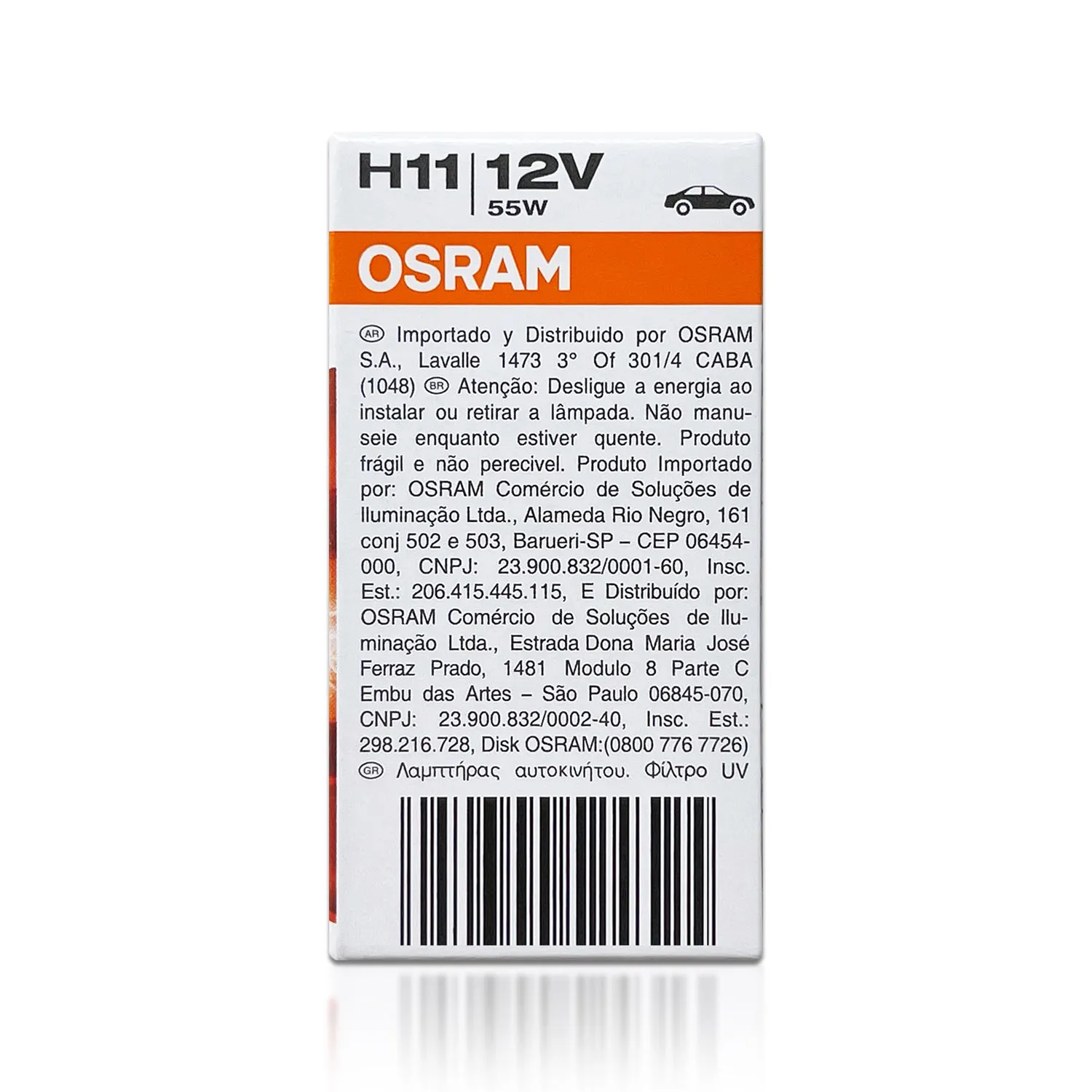 H11: Osram 64211L  OEM Original Standard Halogen Bulbs