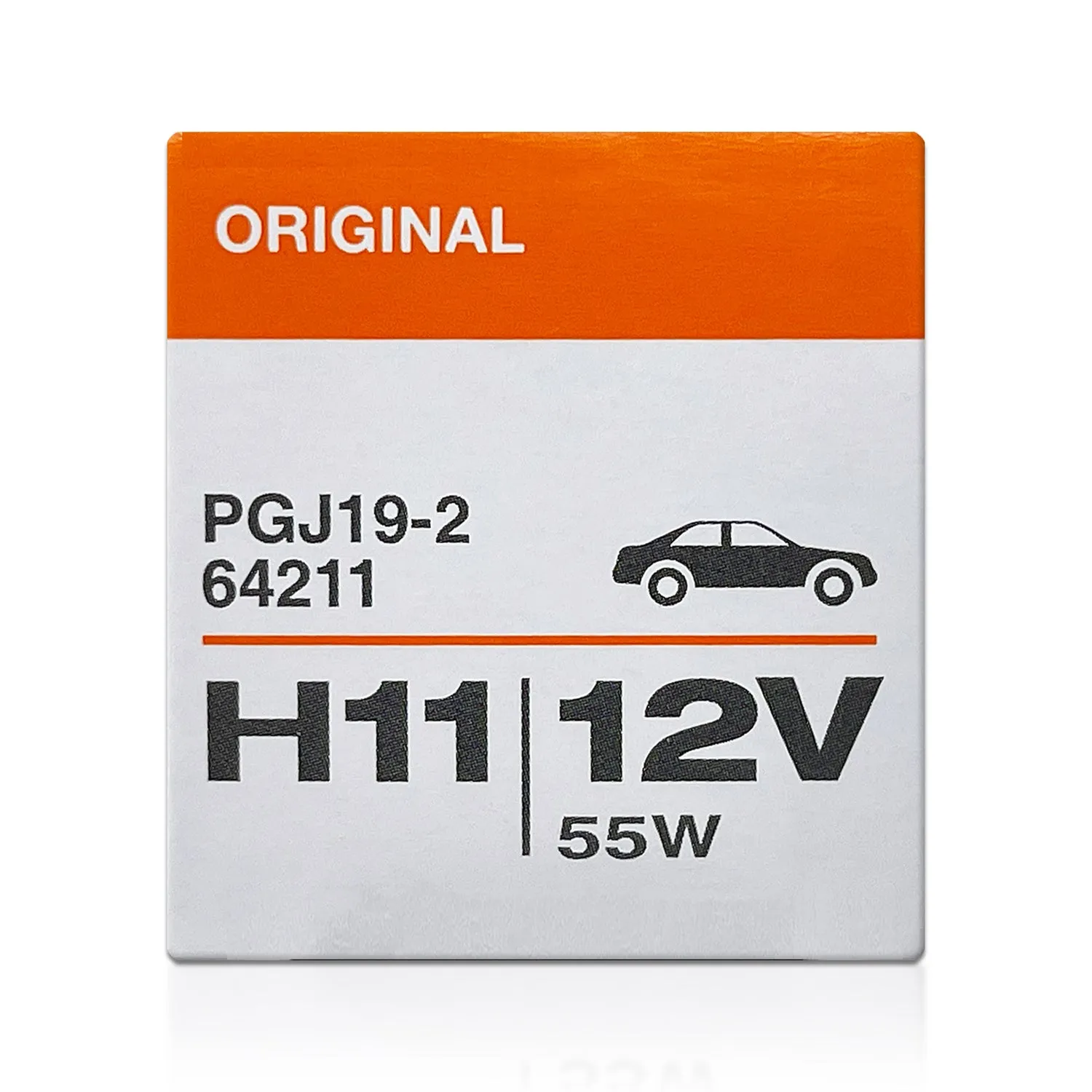 H11: Osram 64211L  OEM Original Standard Halogen Bulbs