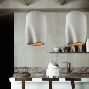Handmade Polystyrene Wabi Sabi Personality Wood House Pendant Lamp