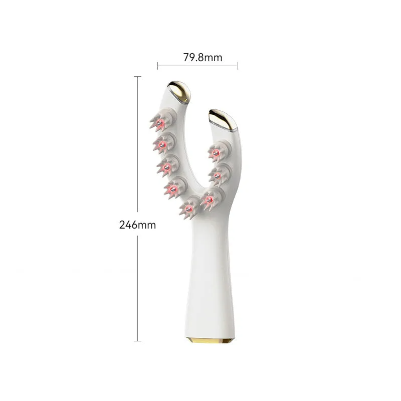 Head EMS Red Light Hand Massager - Electric Scalp Therapy for Hair Care