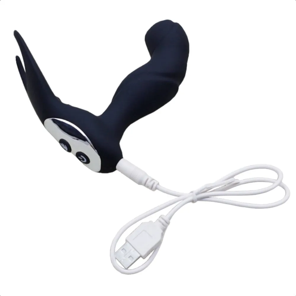 Heating Vibrating Anal Rolling Ball Prostate Massager