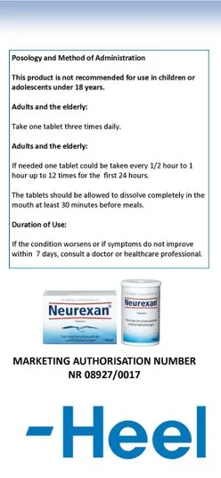 Heel Neurexan 50 Tablets - Natural Sleep Improvement