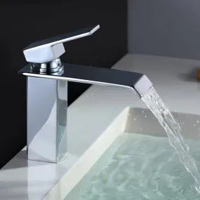 Homelody Brass Bathroom Basin Waterfall Faucet