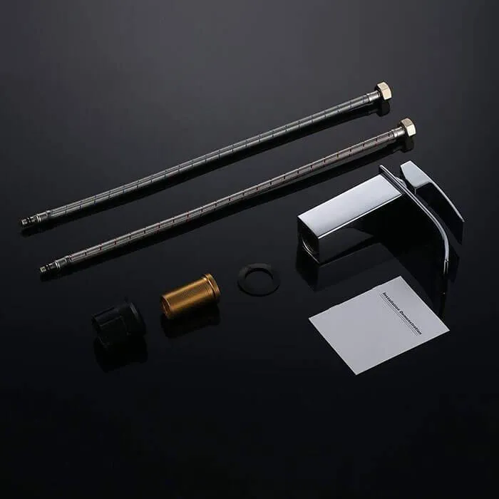 Homelody Brass Bathroom Basin Waterfall Faucet