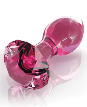 Icicles No. 79 Hand Blown Glass Diamond Butt Plug