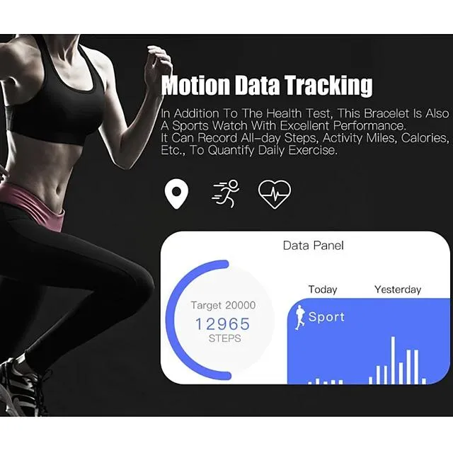 IMOSI Q8 Smartwatch Stainless Steel BT Fitness Tracker