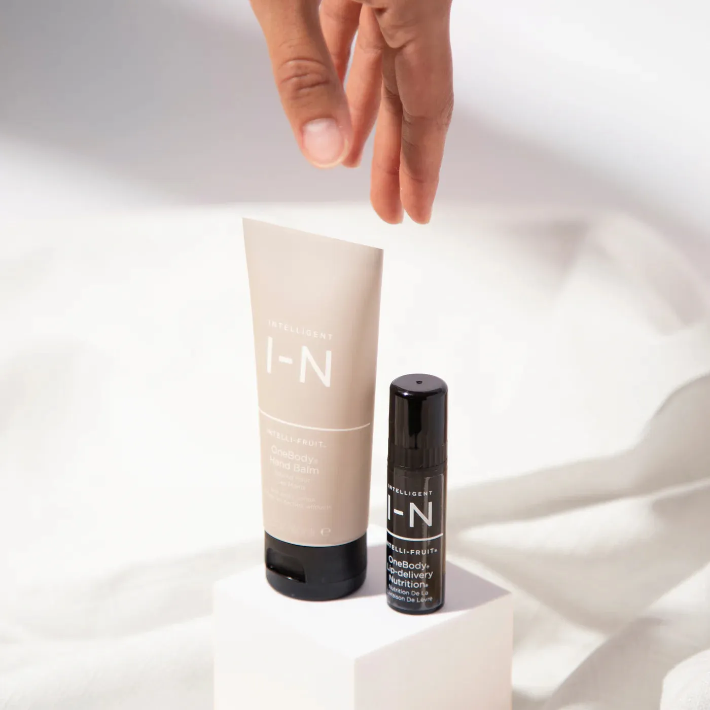 Intelligent I-N OneBody Hand Balm & Lip Travel Set