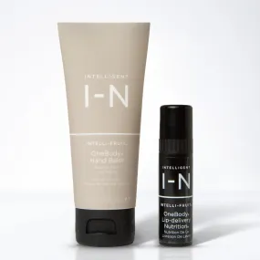 Intelligent I-N OneBody Hand Balm & Lip Travel Set