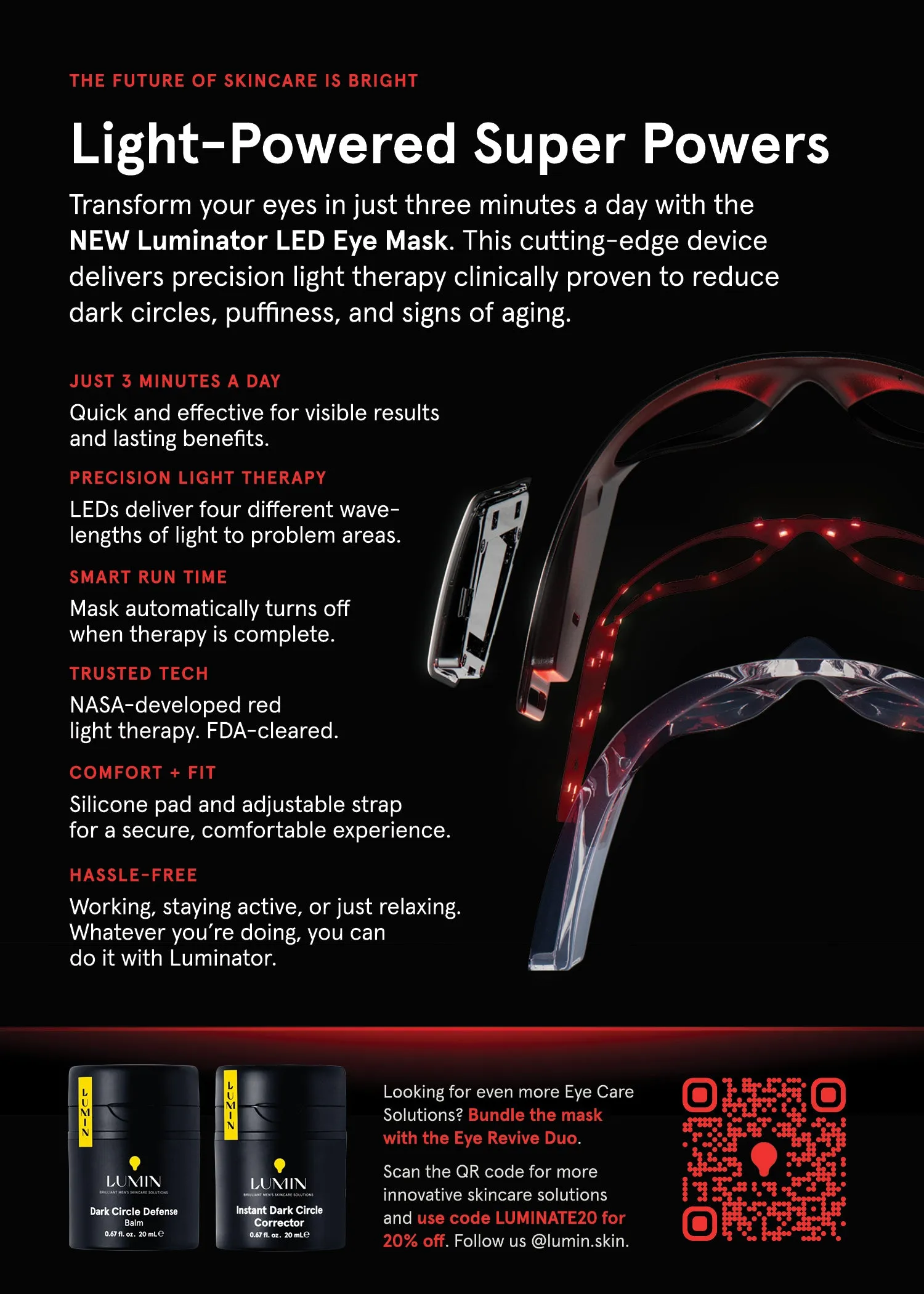 Introducing Luminator LED Eye Mask