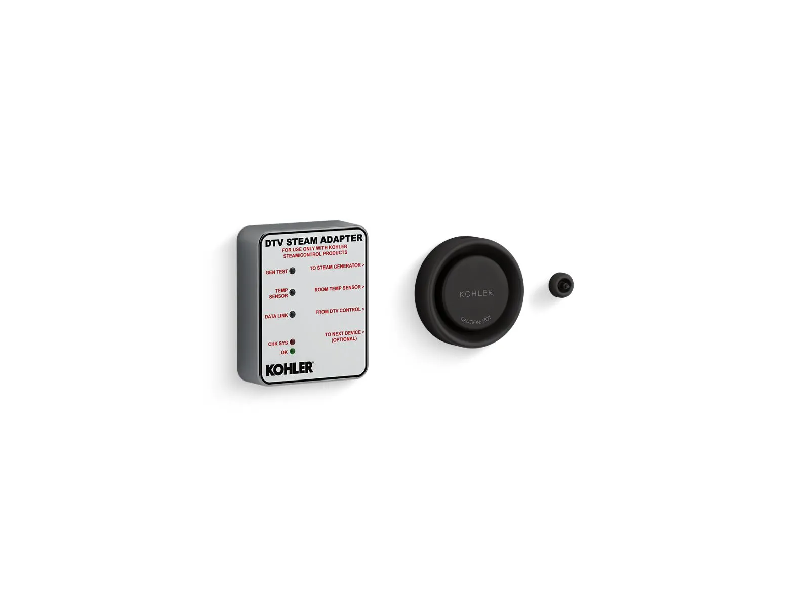 Invigoration Series DTV  Steam Adapter Kit in Matte Black