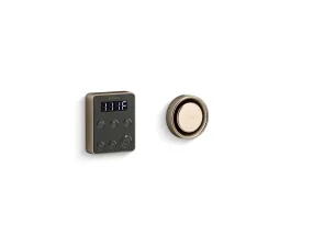 Invigoration Series Steam Generator Control Kit in Vibrant Brushed Bronze
