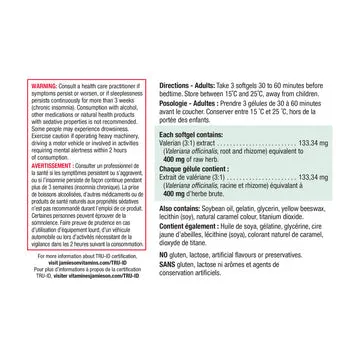 Jamieson Valerian 400 mg