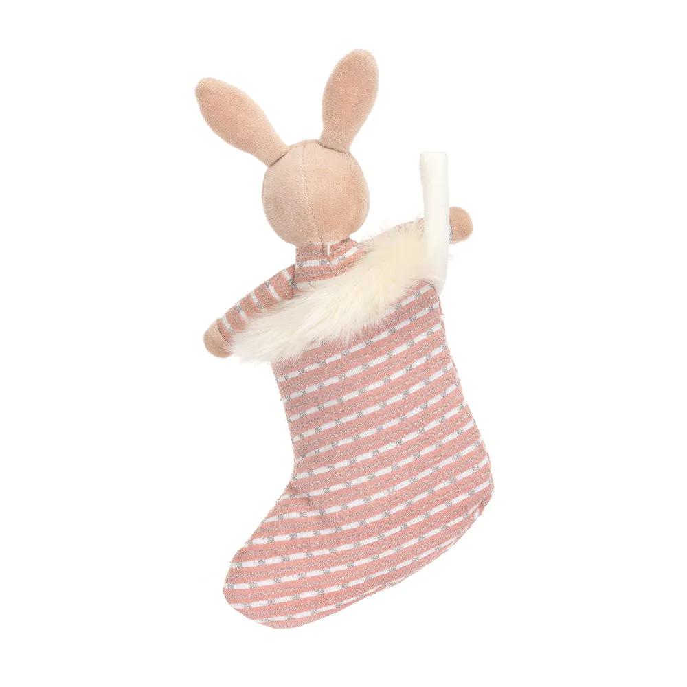 Jellycat Soft Toy Shimmer Stocking Bunny